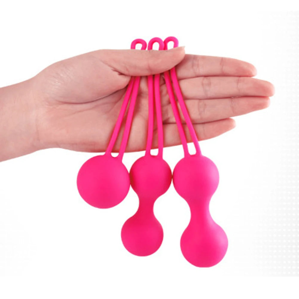 Boules de Kegel intelligentes en silicone pour resserrer le vagin