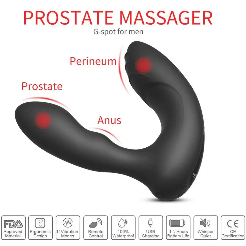 Butt Plug Masseur de Prostate Vibromasseur Pour Hommes