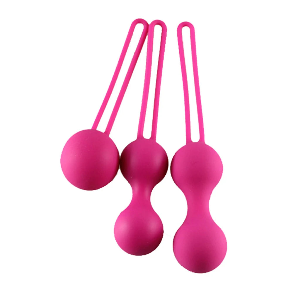 Boules de Kegel intelligentes en silicone pour resserrer le vagin