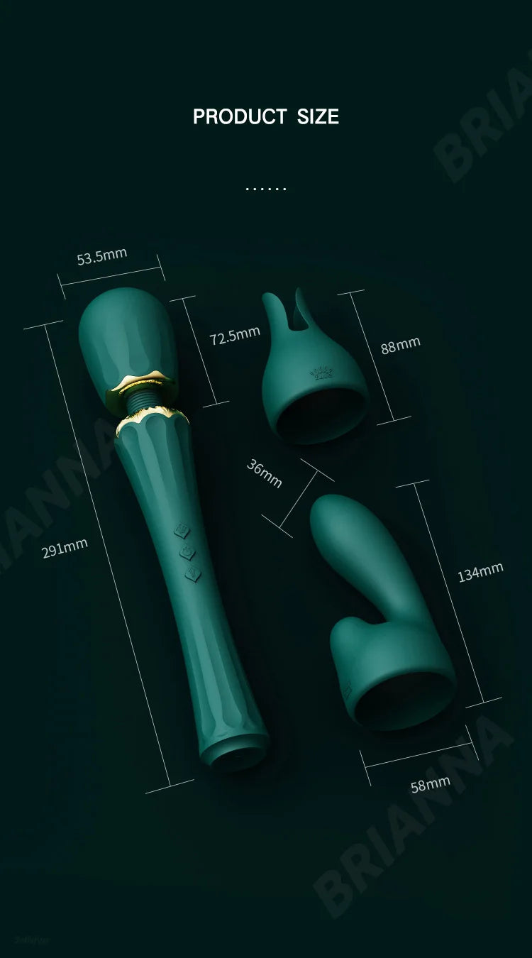 Big Magic Wand Japon Silicone Étanche AV Vibromasseur Puissant Masseur pour Femme Sex Toy