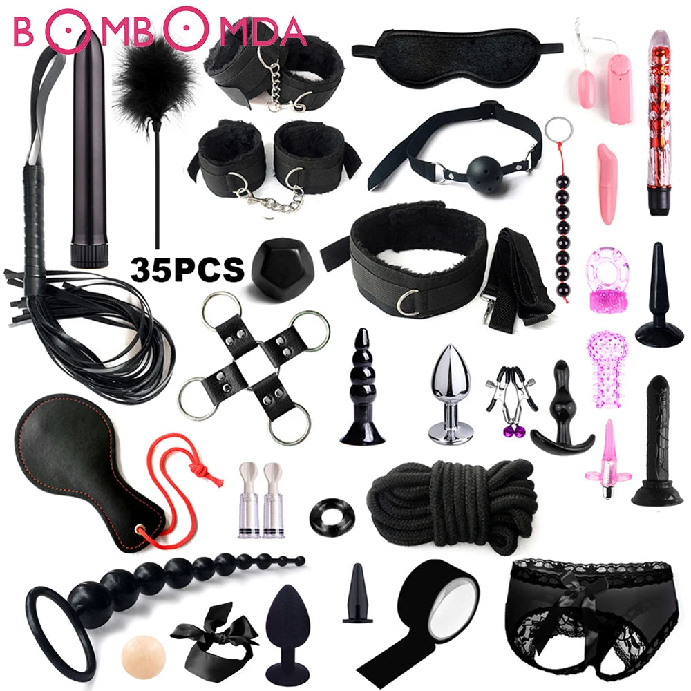 12/17/35 Pcs Produits sexuels SM pour adultes Jouets sexuels pour femmes