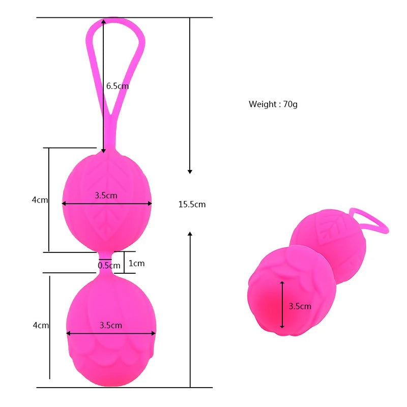 Boules de Kegel en silicone 70G