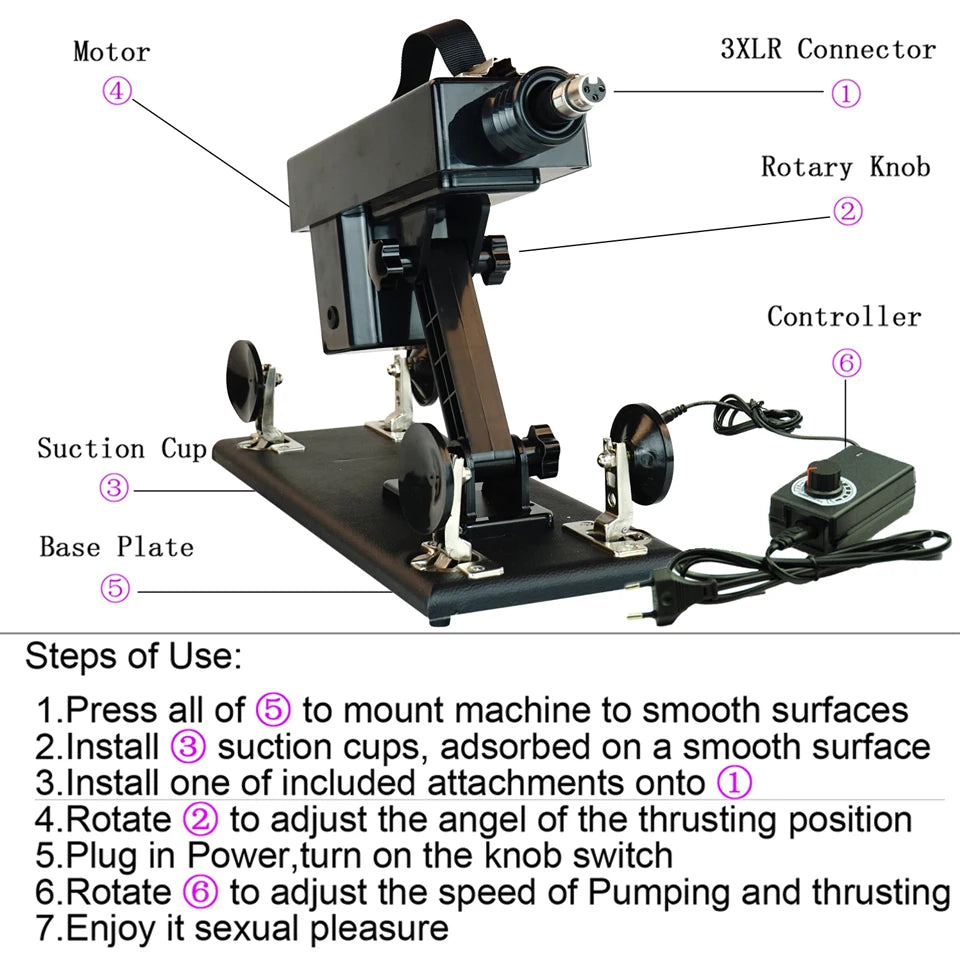 Sex machine Gun Masturbation automatique Machines d'amour silencieuses