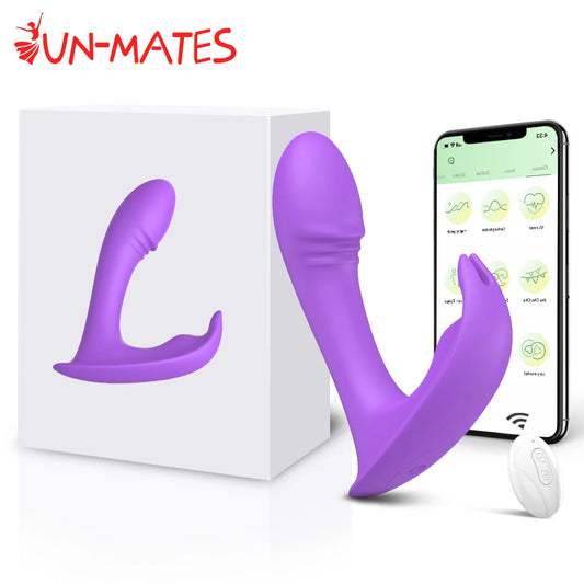 Vibromasseur lapin sans fil Bluetooth pour femme