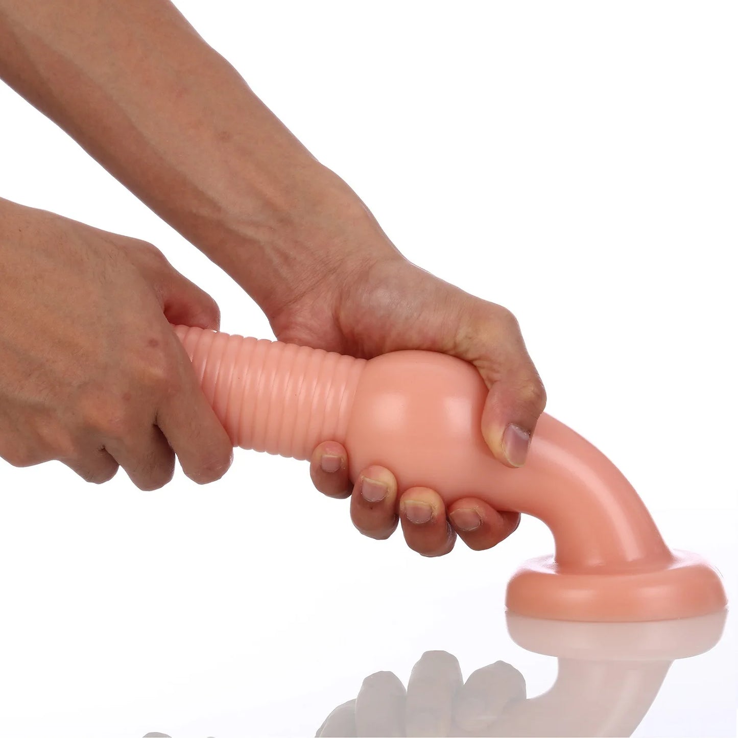 Gode anal en silicone énorme et long, ventouse