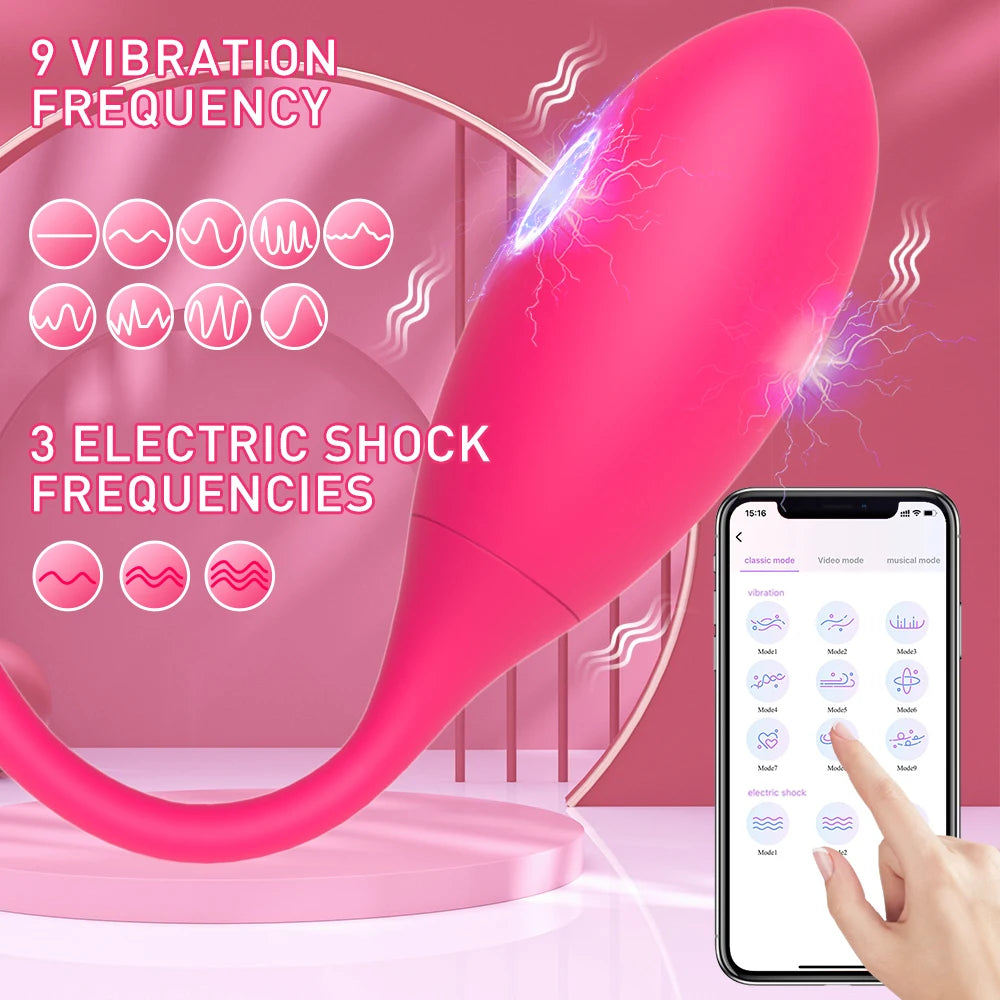 Oeuf vibrateur gode contrôle APP