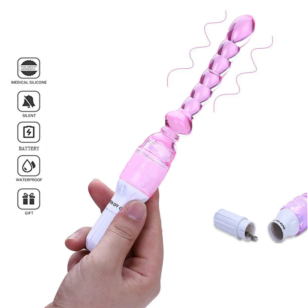 Plug anal vibrateur perles de traction anale plug anal stimulateur