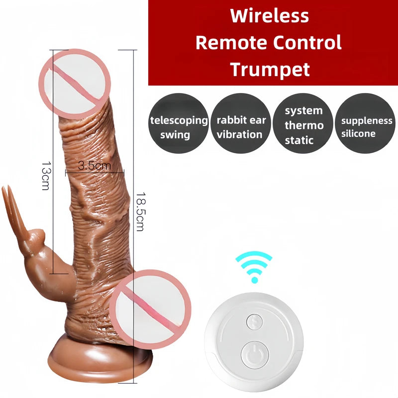 Gode vibrateur réaliste pour femmes, consolateur féminin, jugettes sexuelles, clitoris vaginal, bluetooth