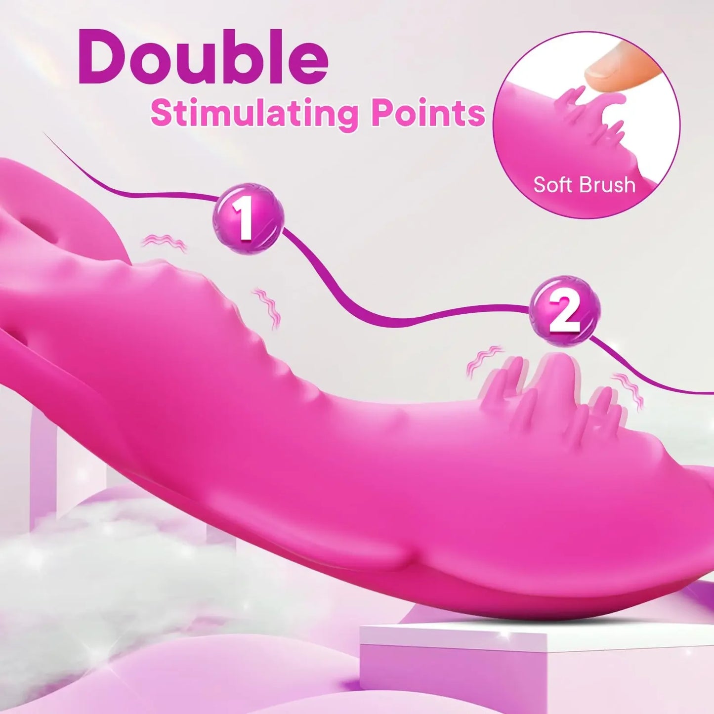 Culotte Vibromasseur Portable Contrôle APP Stimulateur de Clitoris