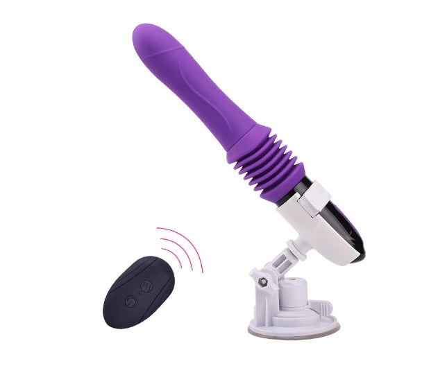 Machines sexuelles Vibromasseur à gode rétractable Masseur automatique