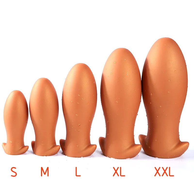 Oeufs de dragon Butt Plug anal Matériau en silicone liquide souple