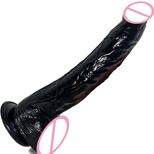 Gode réaliste en silicone avec ventouse