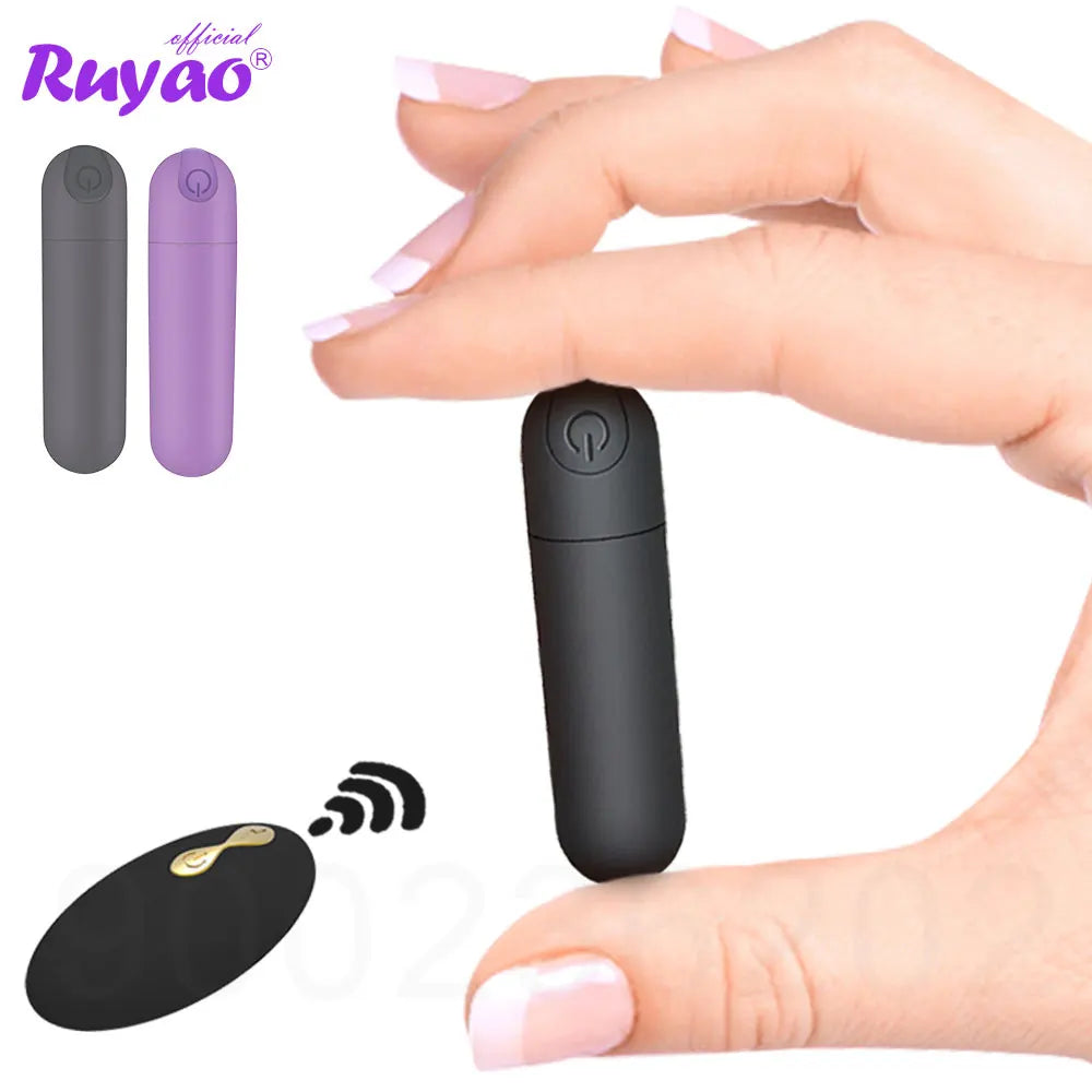 Mini vibromasseur Bullet pour femme 10 m télécommande petit stimulateur de clitoris