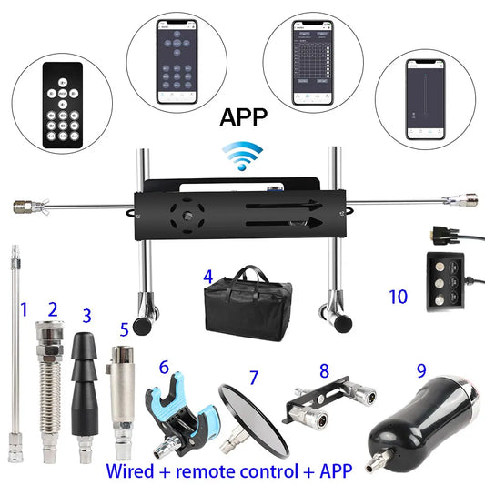 FREDORCH Nouvelle machine sexuelle à contrôle APP, servomoteur 200 W, course 15 cm