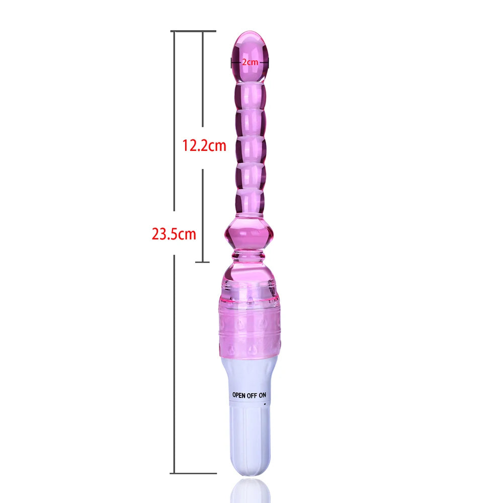 Plug anal vibrateur perles de traction anale plug anal stimulateur