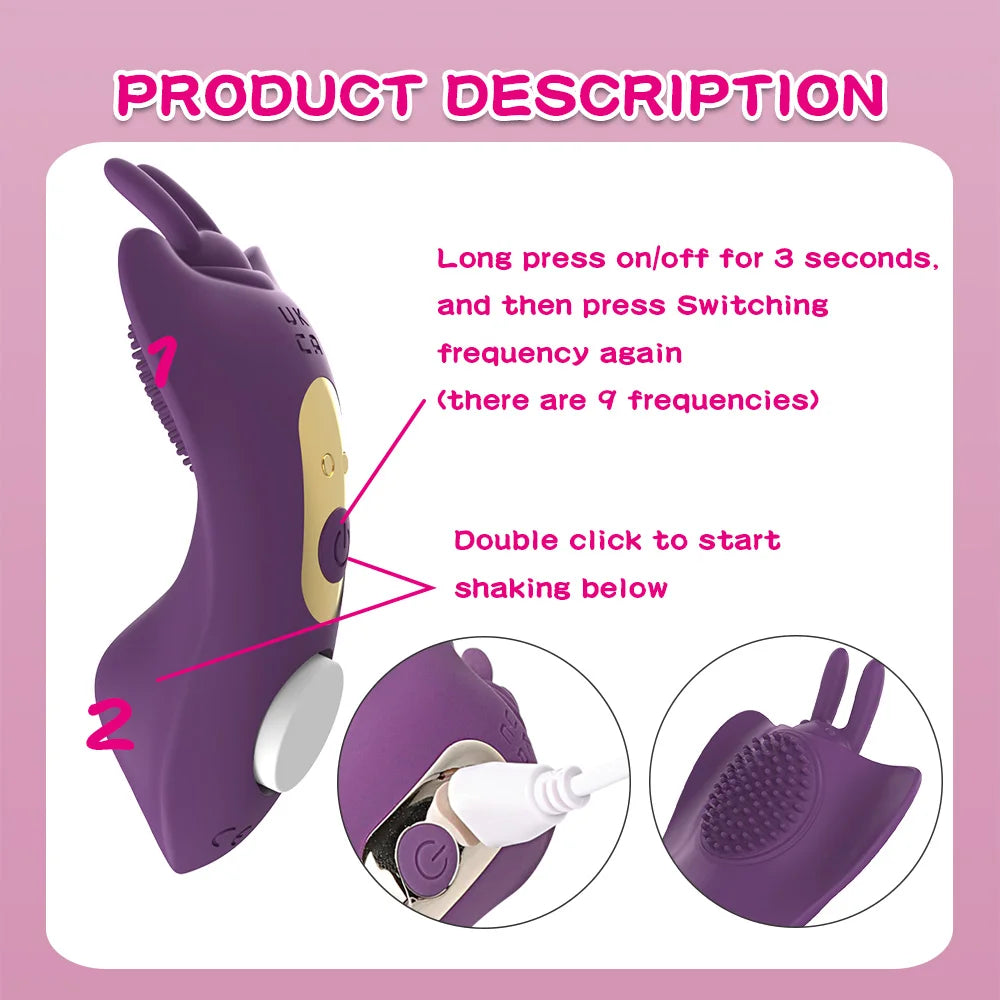 Vibromasseur papillon portable Bluetooth APP pour femmes