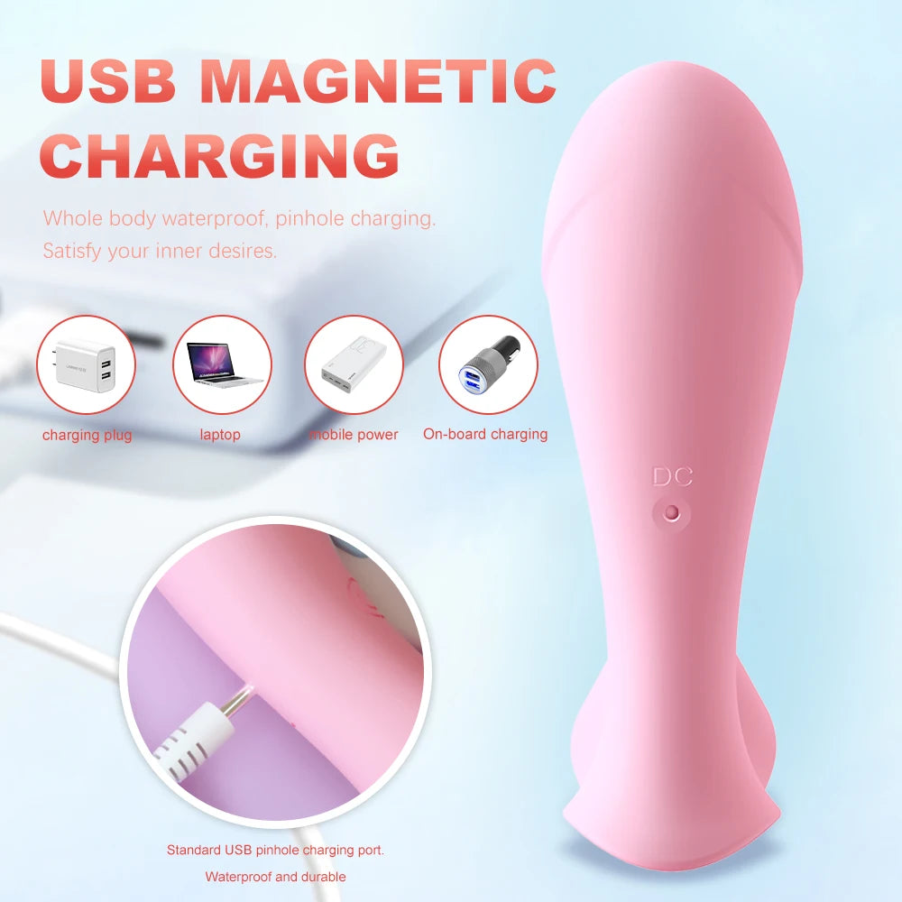 Vibromasseur pour clitoris pour femme, application sans fil,