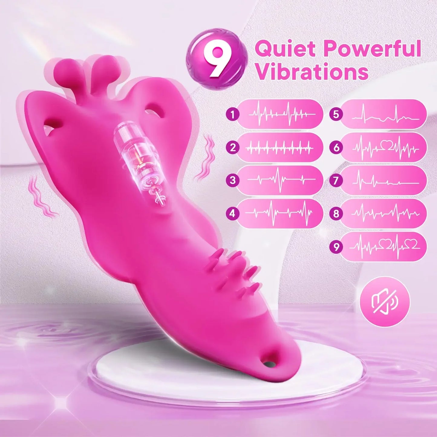 Culotte Vibromasseur Portable Contrôle APP Stimulateur de Clitoris