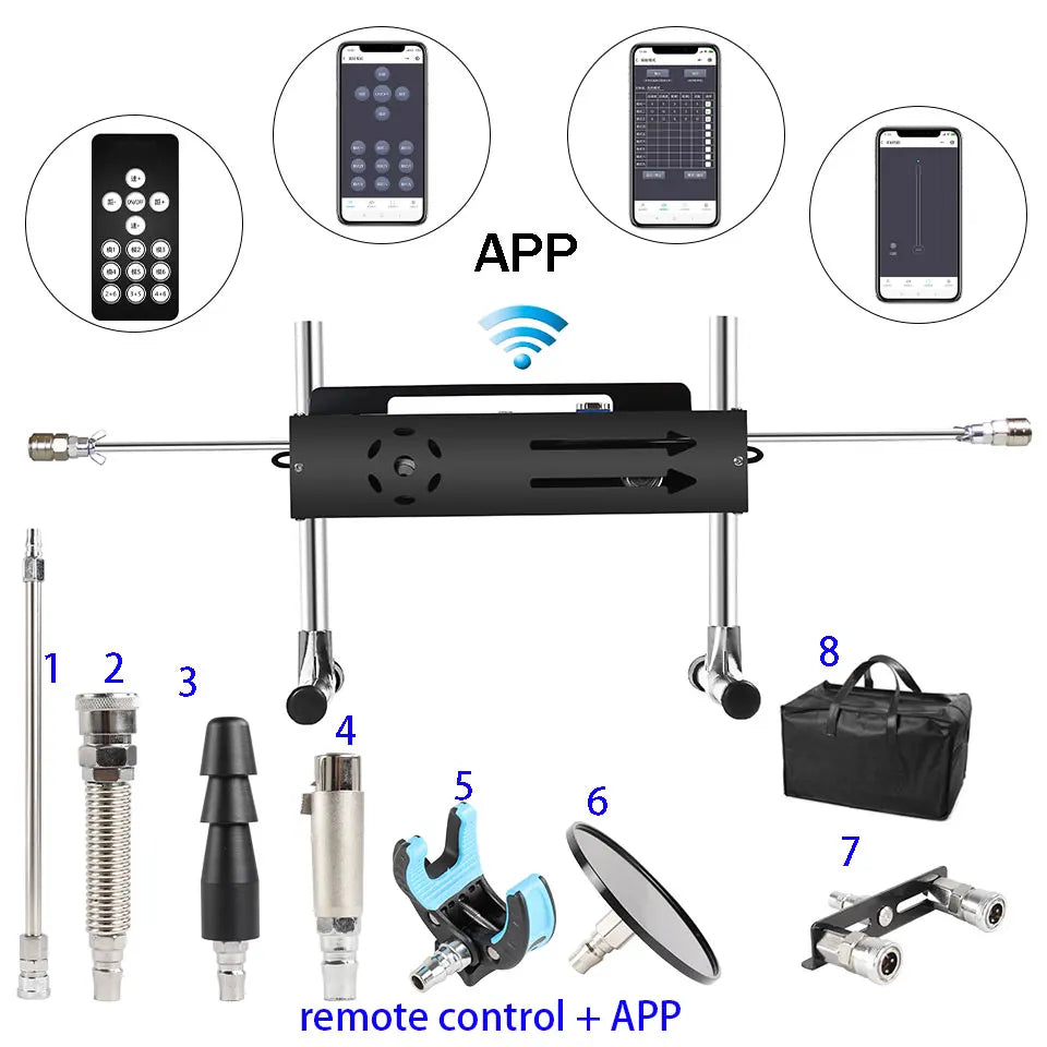 machine sexuelle sans fil APP avec des fonctionnalités étonnantes, puissante, réglable sous tous les angles, machine sans recul