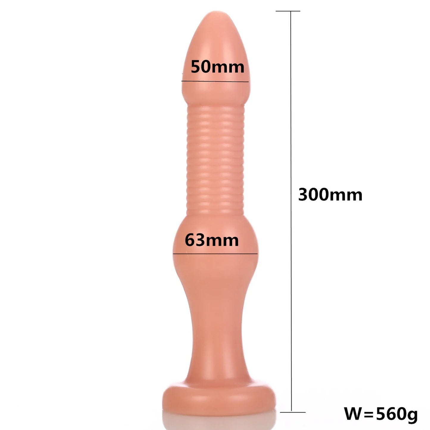 Gode anal en silicone énorme et long, ventouse