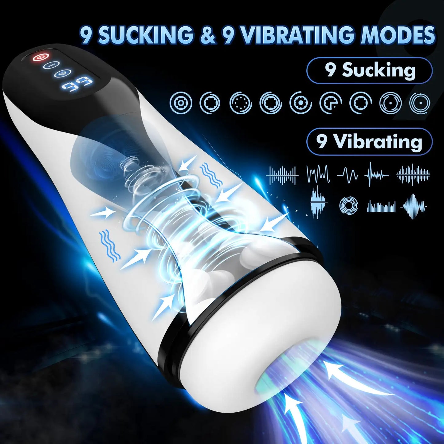 Masturbateur automatique pour homme, vibrateur à succion