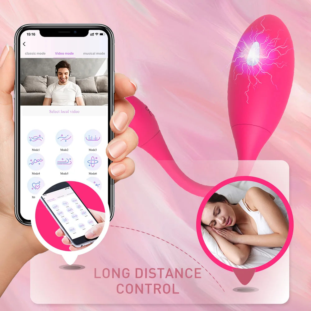 Oeuf vibrateur gode contrôle APP