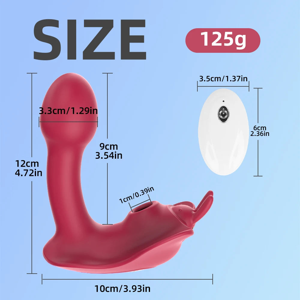 Vibromasseur à succion clitoridienne pour femme, télécommande, suceur de clitoris,