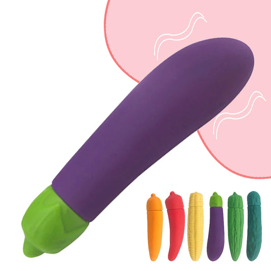 Mini vibromasseur à légumes pour masturbation féminine