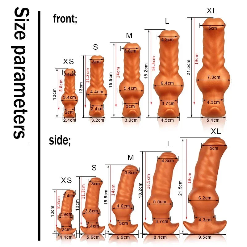 Godemichet souple en silicone