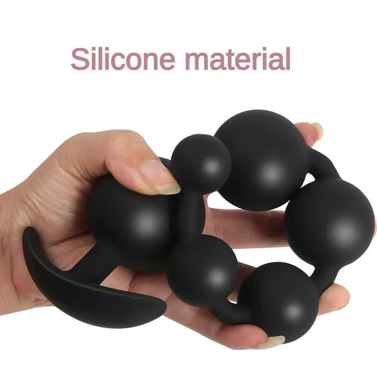 4 tailles de perles anales en silicone, plug anal, plug anal, perles à tirer,