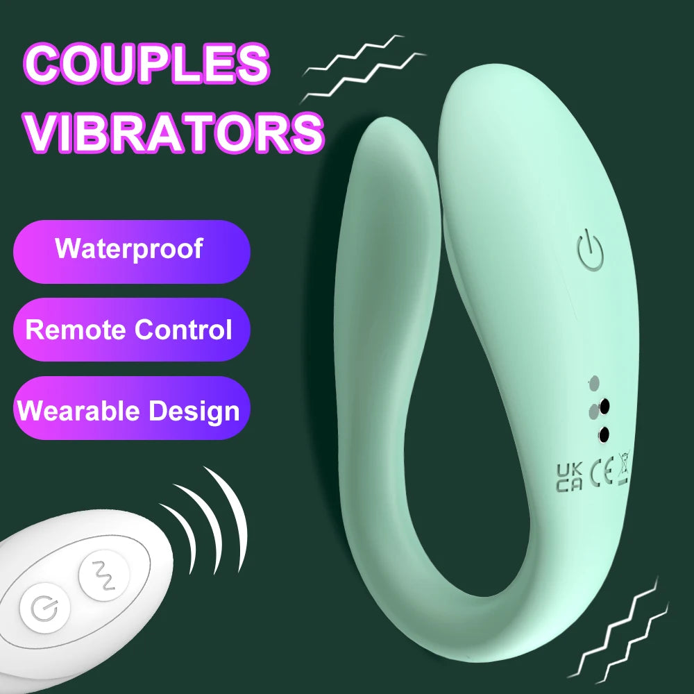 Vibromasseurs vaginaux sans fil à distance pour couples, stimulateur anal et clitoridien